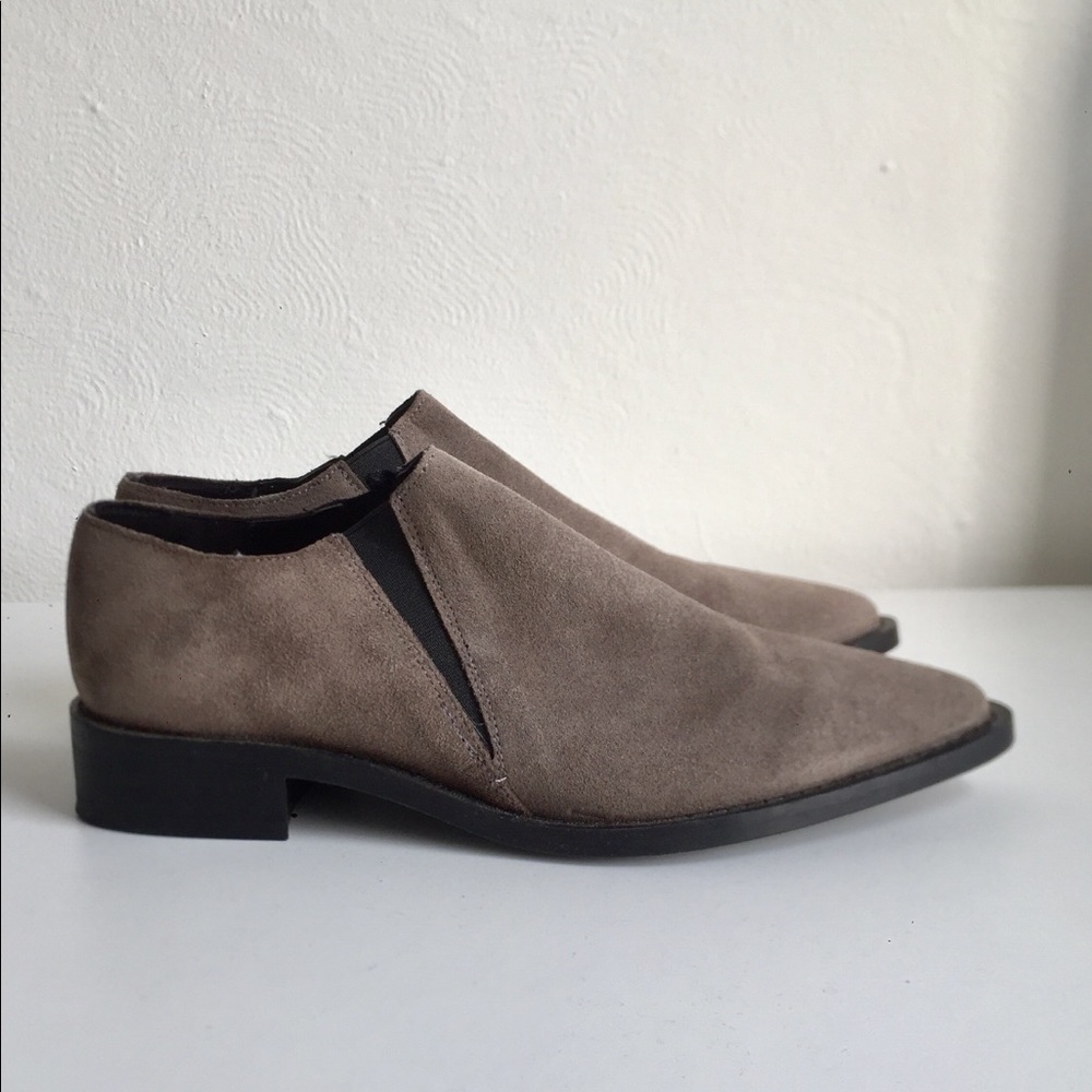 NWOT ZARA suede booties size 37